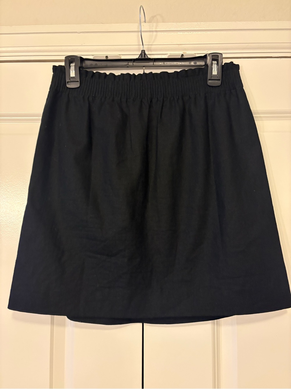J. Crew Black Elastic-Waist Mini Skirt - Picture 3 of 3